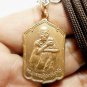 LP KOON 1987 MAGIC COIN MULTIPLY MONEY RICH THAI AMULET BUDDHA PENDANT NECKLACE