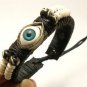 EVIL EYE NAZAR BRACELET HANDMADE ADJUSTABLE LEATHER STRING LUCKY CHARM PROTECT