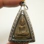 THAI ANTIQUE PHRA NANGPHAYA REAL POWERFUL BUDDHA LUCKY RICH HAPPY AMULET PENDANT