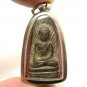 BLACK PHRA ROD BENJAPAKEE THAI BUDDHA LUCKY RICH MONEY AMULET PROTECTION PENDANT