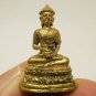BUDDHA MINIATURE UPAKOOT LOTUS ARAHAN THAI MINI BRASS AMULET LUCKY BUDDHISM GIFT
