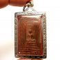 RED PHRA SOMDEJ KAMPANG KAEW LP JONG THAI POWERFUL MAGIC BUDDHA AMULET PENDANT