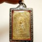 WHITE PHRA SOMDEJ KAMPANG KAEW LP JONG THAI POWERFUL MAGIC BUDDHA AMULET PENDANT