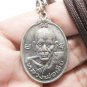 LP EAR COIN BLESSED IN 1977 BACK EAGLE GARUDA AMULET PROTECTION PENDANT NECKLACE