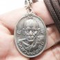 LP EAR COIN BLESSED IN 1977 BACK EAGLE GARUDA AMULET PROTECTION PENDANT NECKLACE