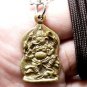 LORD GANESHA PENDANT GANESH ELEPHANT OM AUM CROSS OVER OBSTACLE AMULET NECKLACE