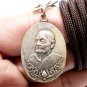 LP PERM MAGIC COIN BLESSED 1977 THAI LUCKY RICH SUCCESS AMULET PENDANT NECKLACE
