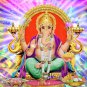 LP HONG LORD GANESHA BLESSED COIN THAI AMULET PENDANT NECKLACE LUCKY RICH GAMBLE