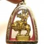DURGA PENDANT PARVATI KALI UMA DEVI LION BRASS AMULET GODDESS SHAKTI HINDU DEITY