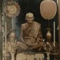THAI ANTIQUE AMULET LP BOON SANGKAJAI HAPPY BUDDHA PROSPERITY LUCKY RICH PENDANT