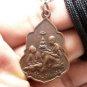 THAI AMULET PENDANT NECKLACE BLESS 1973 SOMDEJ TOH TEACH KING RAMA 5 MAGIC YANT