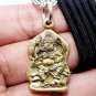 LORD GANESHA PENDANT GANESH ELEPHANT OM AUM REMOVE OBSTACLE REAL AMULET NECKLACE