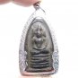 LP BOON BUDDHA BIG EARS ON 5 BASES MAGIC HEALING THAI GOOD HEALTH AMULET PENDANT