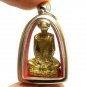 THAI PENDANT AMULET LP DERM THAILAND FAMOUS MONK BLESS SUCCESS LUCKY HAPPY LIFE
