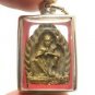 THAI PENDANT AMULET BUDDHA LP KOON COIN BANRAI TEMPLE MULTIPLY MONEY RICH LUCKY