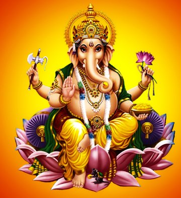 GANESH GANESHA GANAPATI VINAYAKA OM AUM GOD 12 ZODIAC HINDU AMULET GIFT PENDANT