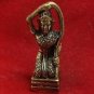 THAI SATURDAY MINI AMULET LUCKY NICE LIFE TINY NAKPROK NAGA SNAKE PROTECT BUDDHA