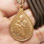 THAI AMULET BUDDHA PENDANT NECKLACE LP KOON 1989 MAGIC COIN MULTIPLY MONEY RICH