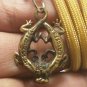 THAI AMULET DUO GECKO PENDANT RICH WEALTH ATTRACTION TALISMAN ROPE NECKLACE GIFT