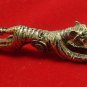 THAI MINI AMULET TALISMAN LIFE PROTECTION MAGIC YANTRA TIGER THAILAND NICE GIFT