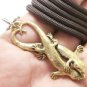 THAI AMULET LOVE SEX APPEAL DUO GECKO PENDANT ATTRACTION NECKLACE THAILAND GIFT
