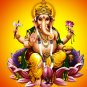 HINDU MINI BALL AMULET GANAPATI VINAYAKA GANESH GANESHA GOD OF SUCCESS NICE GIFT