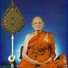 THAI PROTECTION MAGIC AMULET LUCKY PENDANT LP PAE PIDTA PITTA CLOSE EYES BUDDHA