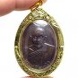 THAI BUDDHIST POWERFUL AMULET PENDANT 1976 LP SEE LONG LIFE 127 YEARS MONK COIN