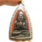 THAI LUCKY GAMBLE MAGIC AMULET PENDANT BLESSED 1963 CHANT SANGKAJAI HAPPY BUDDHA
