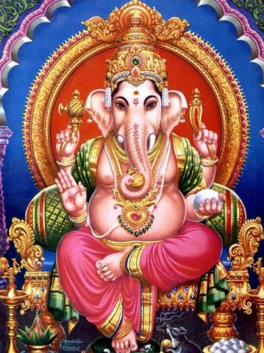 GANESH GANESHA GANAPATI VINAYAKA GOD HINDU THAI MINI AMULET SUCCESS WIN OBSTACLE
