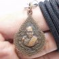 THAI FAMOUS POWERFUL MAGIC BUDDHA AMULET PENDANT BEAUTIFUL LP TIM COIN YEAR 1975