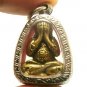 THAI STRONG LIFE PROTECTION AMULET PENDANT PIDTA CLOSE EYES BUDDHA YANT LP MOON