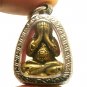 THAI STRONG LIFE PROTECTION AMULET PENDANT PIDTA CLOSE EYES BUDDHA YANT LP MOON