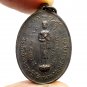 LP FAN AJARO SIVALI SIVALEE COIN BLESS 1973 THAI BUDDHA AMULET LUCK RICH PENDANT