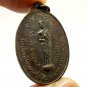 LP FAN AJARO SIVALI SIVALEE COIN BLESS 1973 THAI BUDDHA AMULET LUCK RICH PENDANT