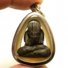 LP KRON CRON PIDTA PITTA CLOSE EYES BUDDHA REAL THAI AMULET PENDANT LUCKY GAMBLE