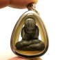 LP KRON CRON PIDTA PITTA CLOSE EYES BUDDHA REAL THAI AMULET PENDANT LUCKY GAMBLE