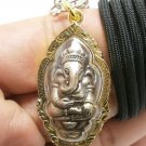 GANESHA NECKLACE PENDANT GANAPATI VINAYAKA GANESH OM AUM HINDU GOD DEVA SUCCESS