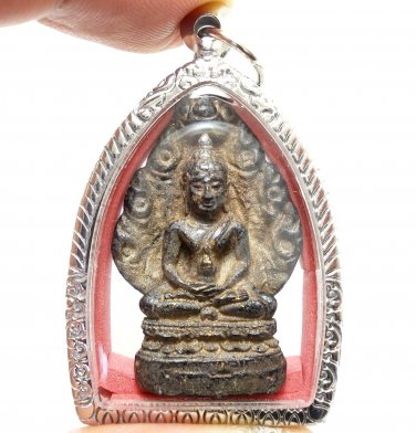 NAKPROK NAGA SNAKE THAI ANTIQUE AMULET STRONG PROTECTION BUDDHA BLESSING PENDANT