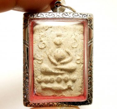 PRA SOMDEJ RIDE BIRD BACK YANT SARIKA LP PUEK THAI BUDDHA MIRACLE AMULET PENDANT
