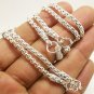 29 INCH LONG SILVER PLATED MICRON NECKLACE FOR 5 BUDDHA AMULET PENDANT NICE GIFT