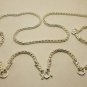 29 INCH LONG SILVER PLATED MICRON NECKLACE FOR 5 BUDDHA AMULET PENDANT NICE GIFT
