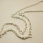 29 INCH LONG SILVER PLATED MICRON NECKLACE FOR 5 BUDDHA AMULET PENDANT NICE GIFT