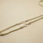 29 INCH LONG SILVER PLATED MICRON NECKLACE FOR 5 BUDDHA AMULET PENDANT NICE GIFT