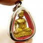 THAI PENDANT LORD BUDDHA POWERFUL BLESSED AMULET LUCKY RICH HAPPY PEACEFUL LIFE