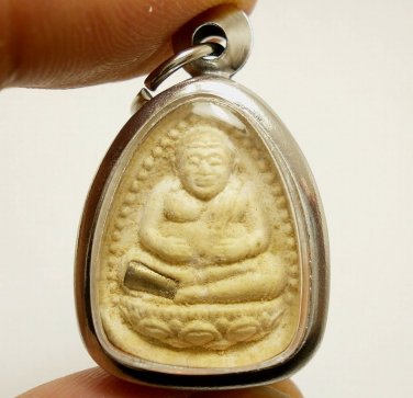 LP KOON SANGKAJAI HAPPY BUDDHA MAGIC TAKRUT LUCKY RICH MONEY THAI AMULET PENDANT