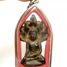 NAKPROK THAI ANTIQUE AMULET NAGA SNAKE STRONG PROTECTION BUDDHA BLESSING PENDANT