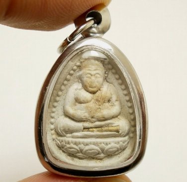 SANGKAJAI LP KOON HAPPY BUDDHA MAGIC TAKRUT LUCKY RICH MONEY THAI AMULET PENDANT
