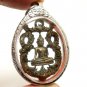 THAI LORD BUDDHA BEAUTIFUL ART CRAFT AMULET PENDANT LUCKY SUCCESS SIAM NICE GIFT