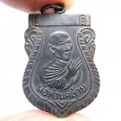 LP KLAI COIN BLESSED 2500 BE. SUCCESS LUCKY RICH PENDANT THAI REAL BUDDHA AMULET
